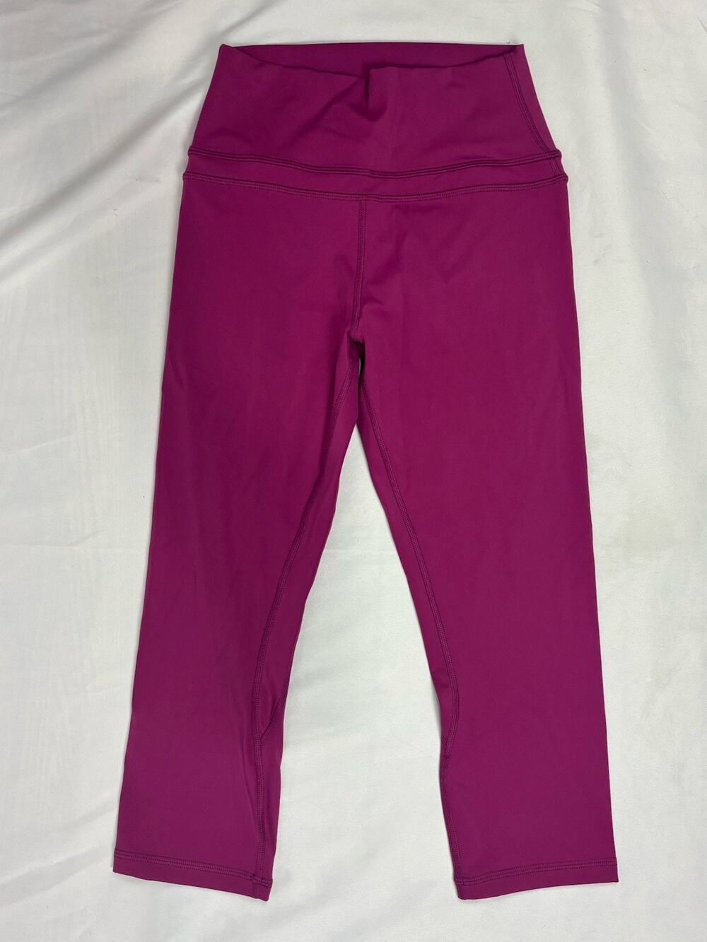 CRZ Yoga Naked Feeling High Waist Leggings Women’s Size S 4/6 Magenta Purple 19”
